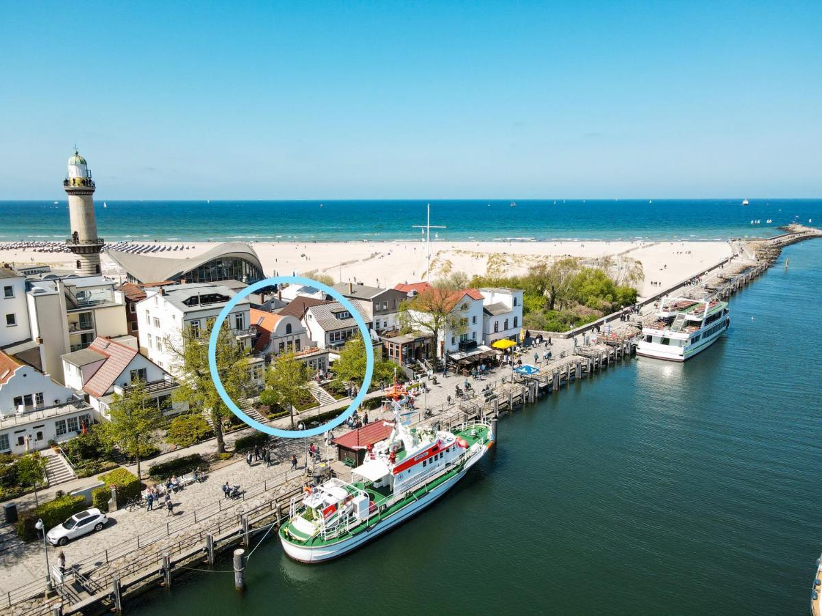 Kapitaenshaus In Wasserlage! Traumapartments Warnemuende 로스토크 외부 사진